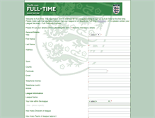 Tablet Screenshot of fulltimeregistration.thefa.com